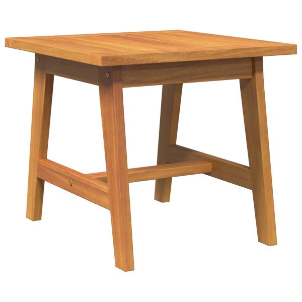 5-tlg. Bistro-Set mit Kissen Massivholz Akazie