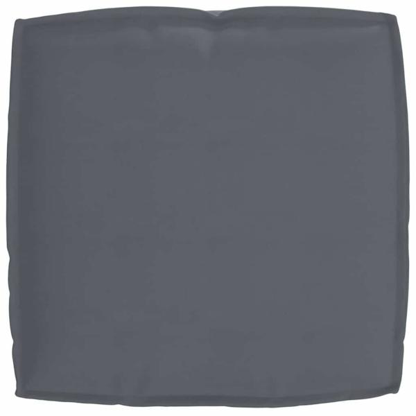 2-teiliges Pallet Kissen Set Anthrazit Oxford Stoff