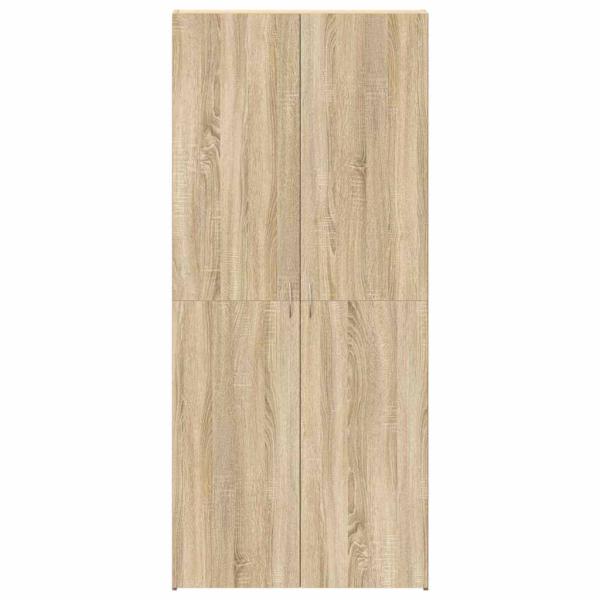 Schuhschrank Sonoma Eiche 80x35,5x180 cm Holzwerkstoff