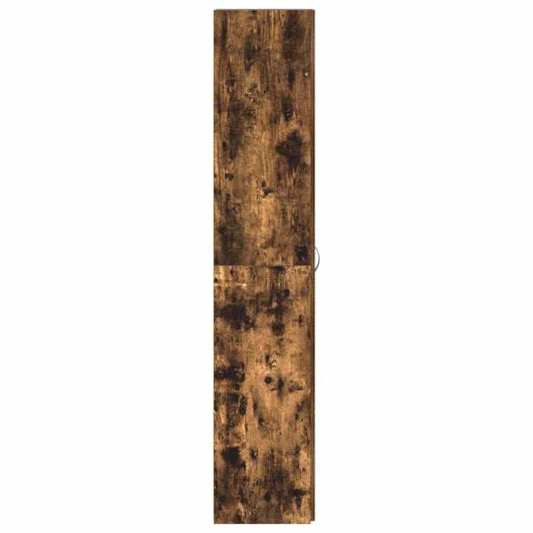 Schuhschrank Raucheiche 80x35,5x180 cm Holzwerkstoff