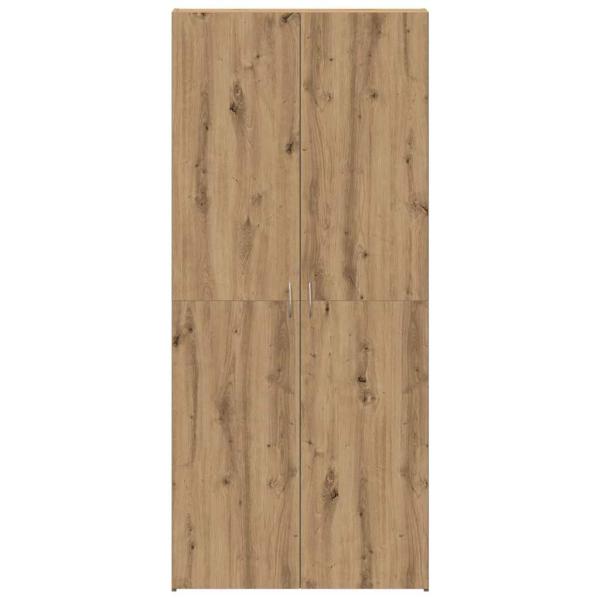 Schuhschrank Artisan Eiche 80x35,5x180 cm Holzwerkstoff