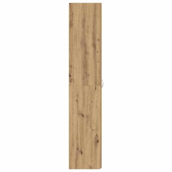 Schuhschrank Artisan Eiche 80x35,5x180 cm Holzwerkstoff