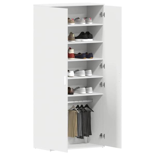 Schuhschrank 80x39x180 cm Holzwerkstoff