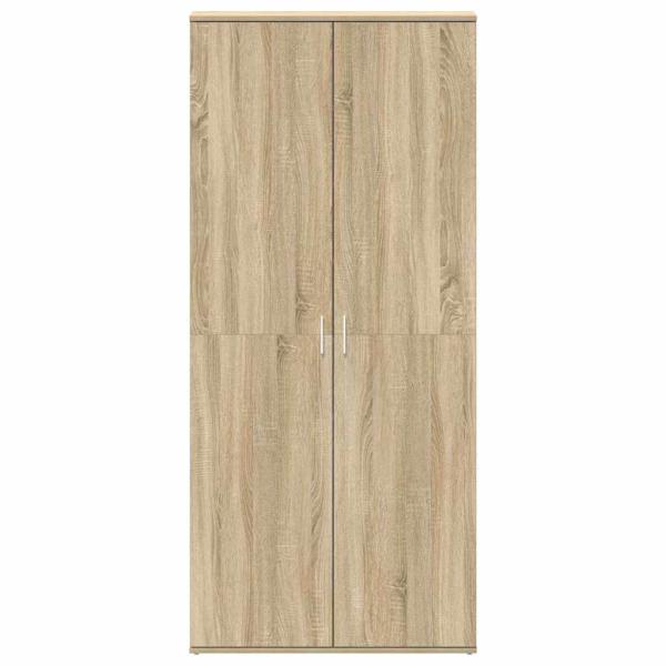 Schuhschrank Sonoma Eiche 80x39x180 cm Holzwerkstoff