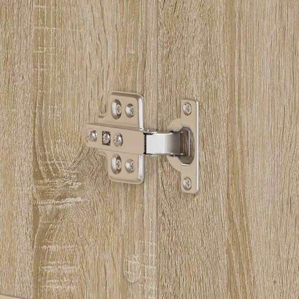 Schuhschrank Sonoma Eiche 80x39x180 cm Holzwerkstoff