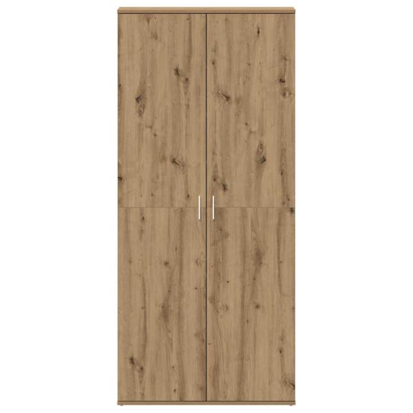 Schuhschrank Artisan Eiche 80x39x180 cm Holzwerkstoff