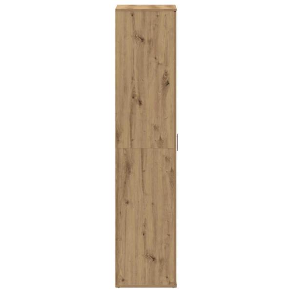 Schuhschrank Artisan Eiche 80x39x180 cm Holzwerkstoff
