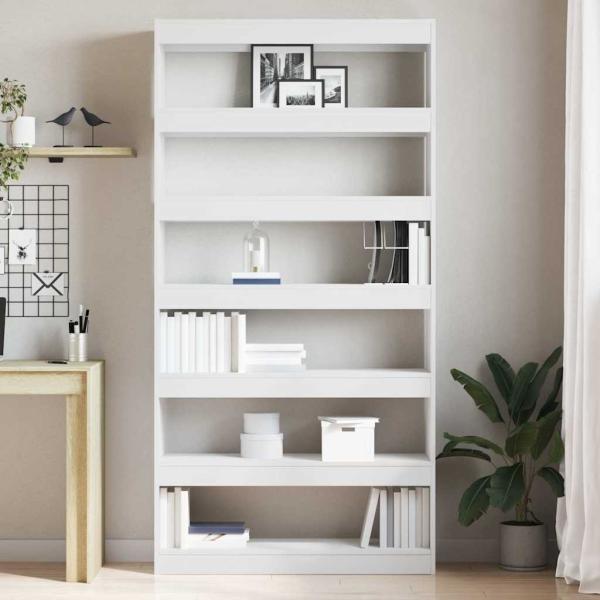 Weißes Bücherregal Weiß Hochwertiger Holzwerkstoff