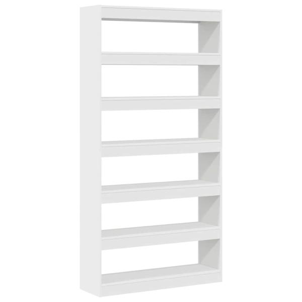 Weißes Bücherregal Weiß Hochwertiger Holzwerkstoff