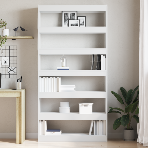 Weißes Bücherregal Weiß Hochwertiger Holzwerkstoff