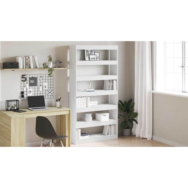 Weißes Bücherregal Weiß Hochwertiger Holzwerkstoff