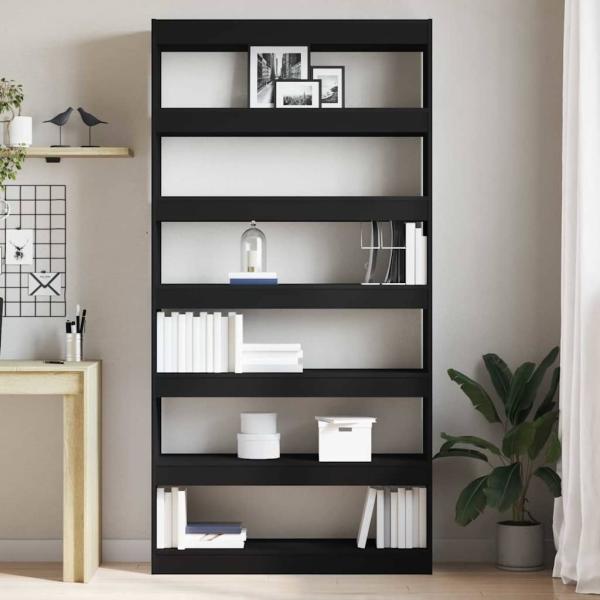 Bücherregal Schwarz Holzwerkstoff 100 x 30 x 198 cm Bücherregal