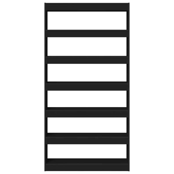 Bücherregal Schwarz Holzwerkstoff 100 x 30 x 198 cm Bücherregal