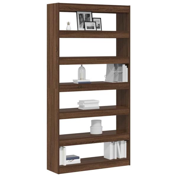 Bücherregal Braune Eiche Holzwerkstoff 100 x 30 x 198 cm