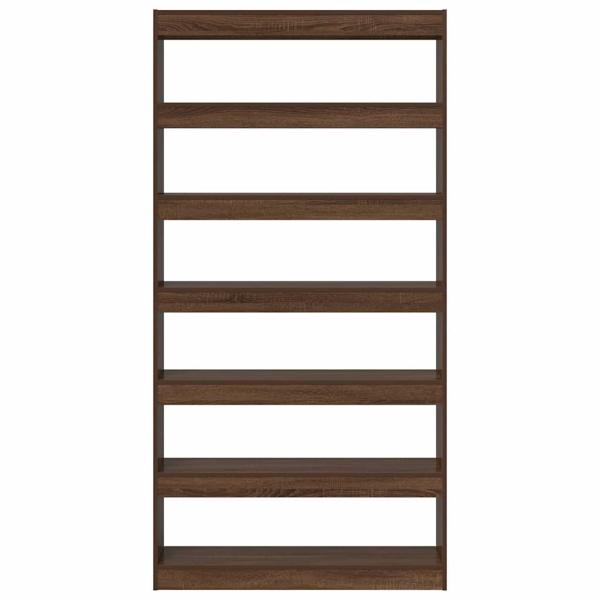 Bücherregal Braune Eiche Holzwerkstoff 100 x 30 x 198 cm