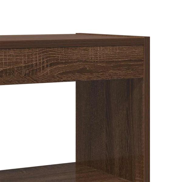 Bücherregal Braune Eiche Holzwerkstoff 100 x 30 x 198 cm