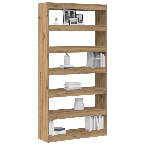 Bücherregal Artisan Eiche Massivholz 100 x 30 x 198 cm