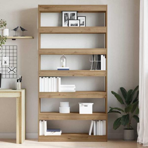 Bücherregal Artisan Eiche Massivholz 100 x 30 x 198 cm
