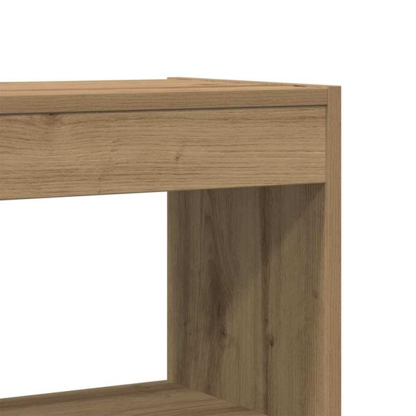 Bücherregal Artisan Eiche Massivholz 100 x 30 x 198 cm