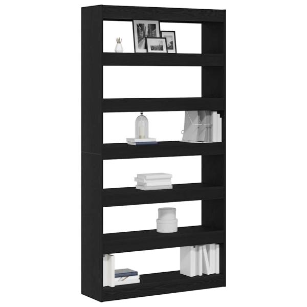 Bücherregal Schwarze Eiche Material 100 x 30 x 198 cm Regale