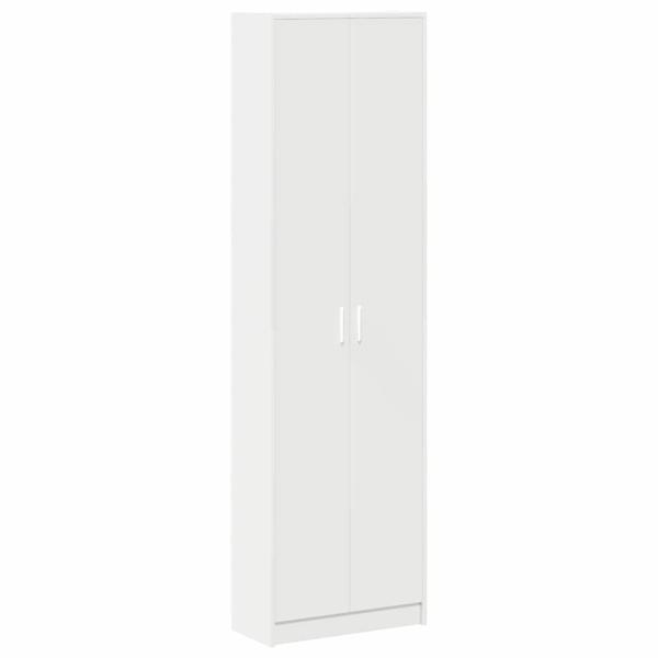 Kleiderschrank Weiß 55x25x189 cm Holzwerkstoffe