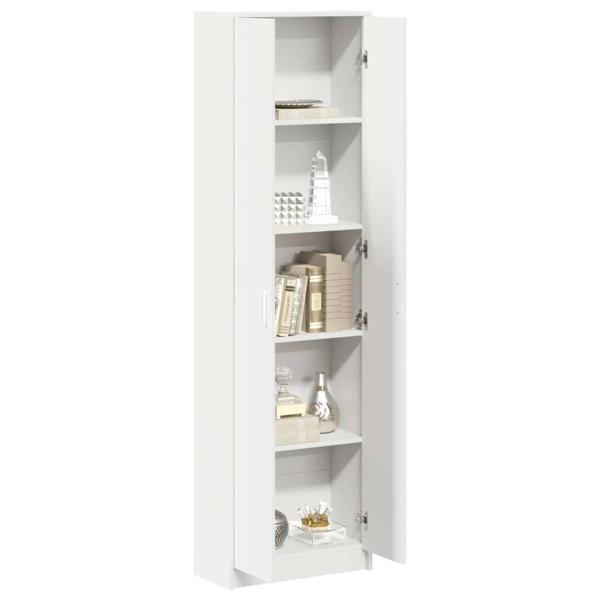 Kleiderschrank Weiß 55x25x189 cm Holzwerkstoffe