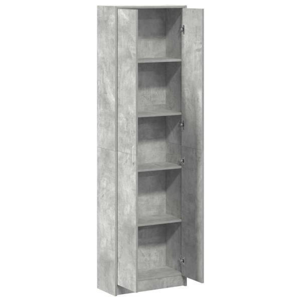 Kleiderschrank Betongrau 55x25x189 cm Spanplatte