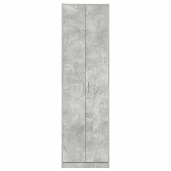 Kleiderschrank Betongrau 55x25x189 cm Spanplatte