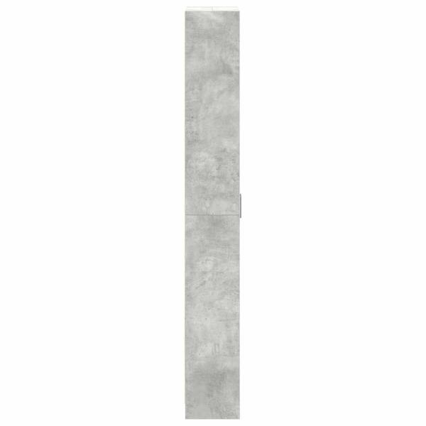 Kleiderschrank Betongrau 55x25x189 cm Spanplatte