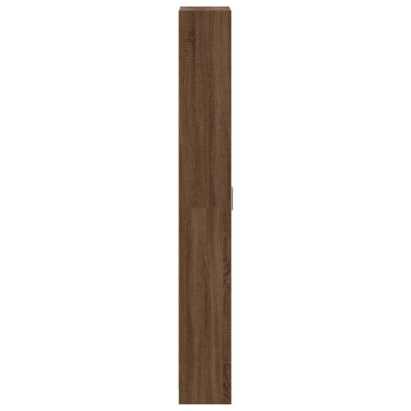 Kleiderschrank Braun Eiche 55x25x189 cm Holzwerkstoff