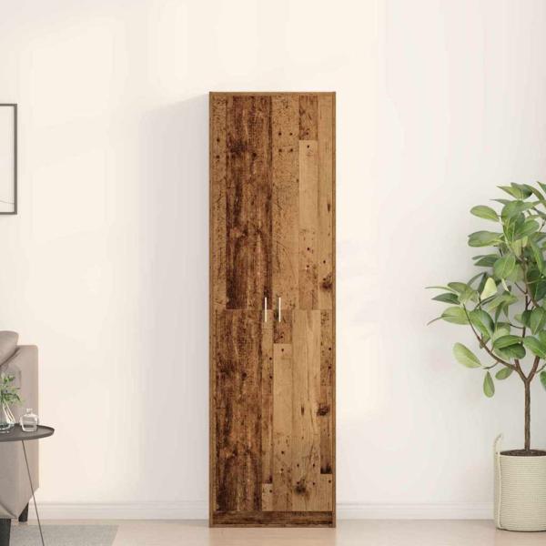 ARDEBO.de - Kleiderschrank Altes Holz 55x25x189 cm Holzwerkstoff