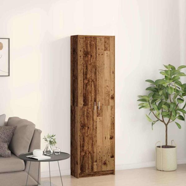 Kleiderschrank Altes Holz 55x25x189 cm Holzwerkstoff