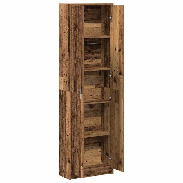 Kleiderschrank Altes Holz 55x25x189 cm Holzwerkstoff