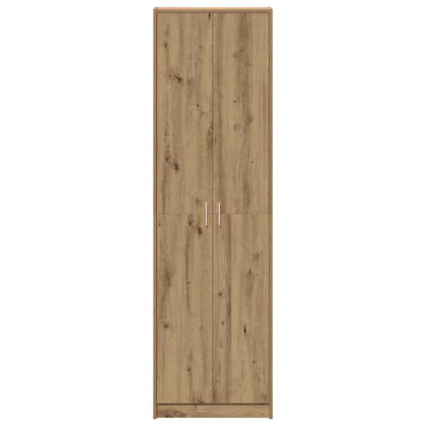Kleiderschrank Kunststeineiche 55x25x189 cm Holzwerkstoff