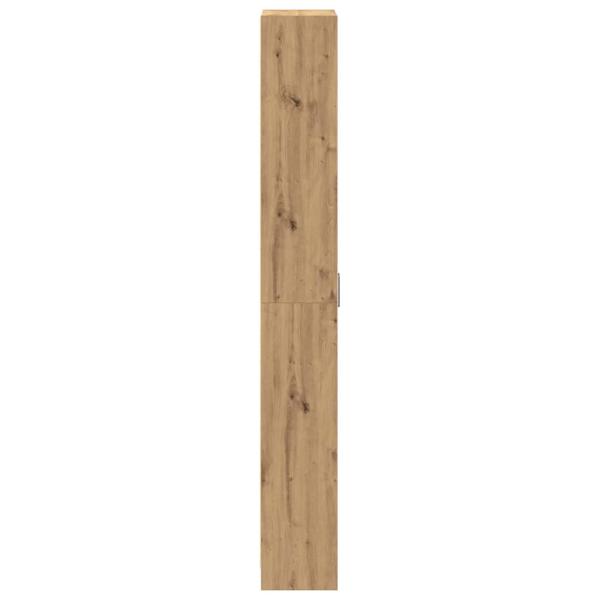 Kleiderschrank Kunststeineiche 55x25x189 cm Holzwerkstoff
