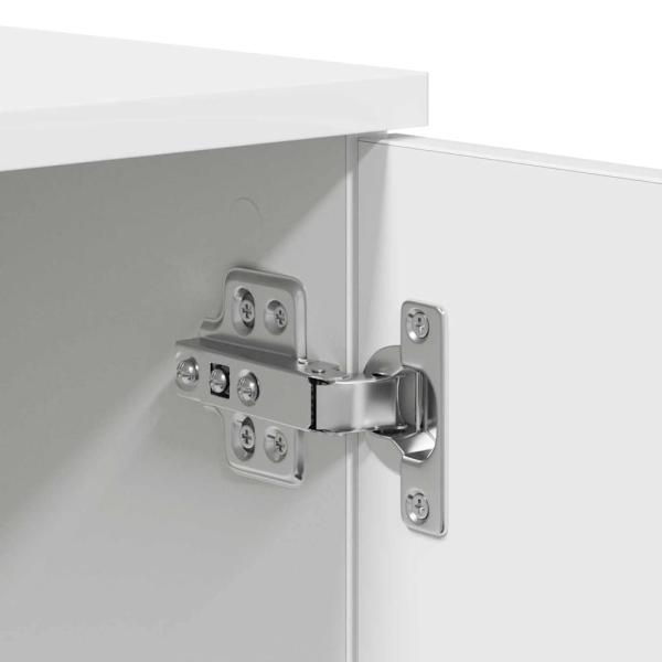 Stauraumbettgestell Weiß 100x200 cm