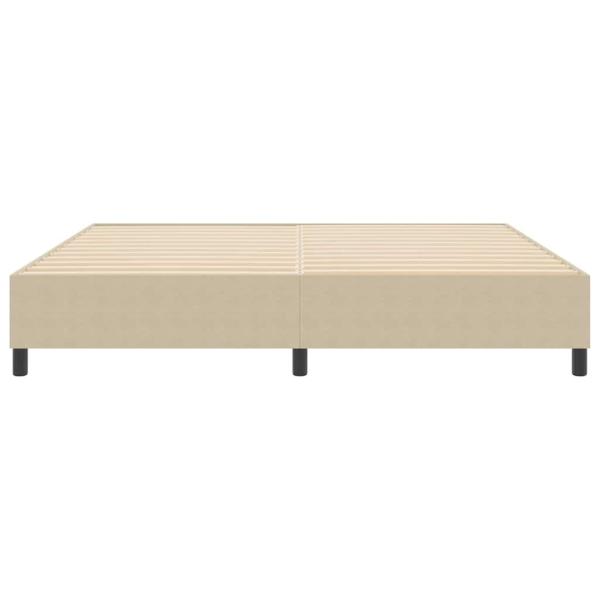 Boxspringbett Hellgrün Grau 200x200 cm Cordstoff