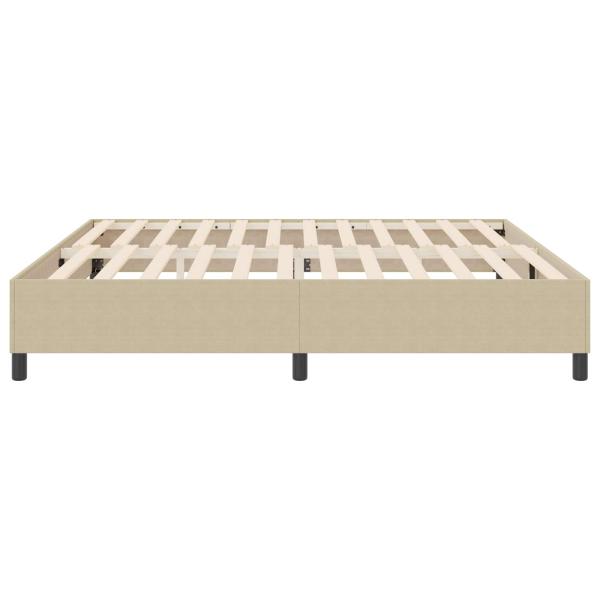 Boxspringbett Hellgrün Grau 200x200 cm Cordstoff