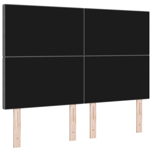 Kopfteil Einfarbig Hellgrau 140 cm Cordstoff