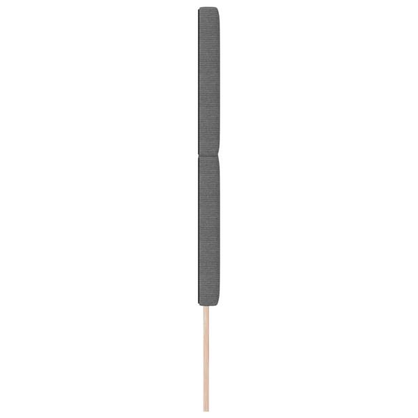 Kopfteil Einfarbig Hellgrau 140 cm Cordstoff