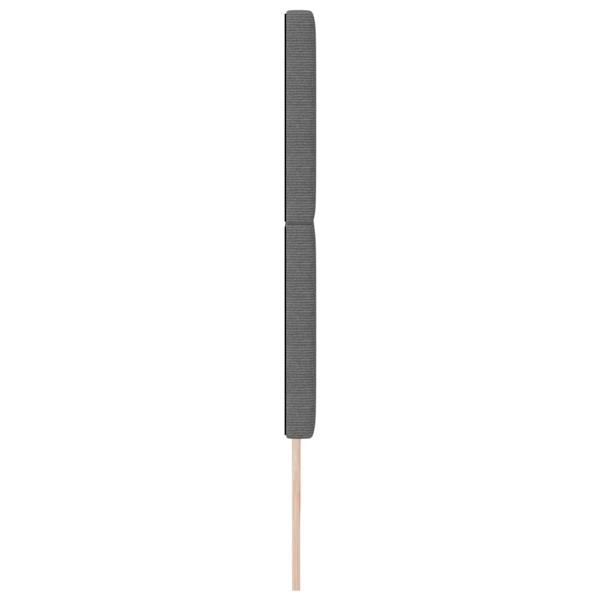 Kopfteil Einfarbig Hellgrau 200 cm Cordstoff