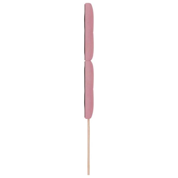 Kopfteil mit Knopfheftung Rosa 80 cm Samt