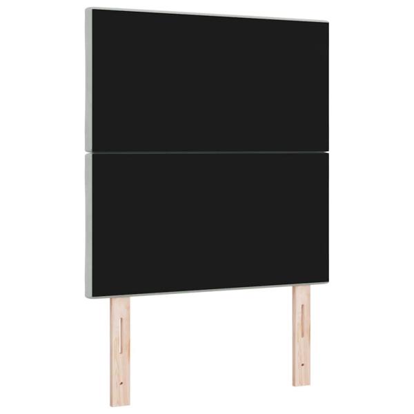 Kopfteil Diamantblock Design Hellgrau 80 cm Samt, Kopfteil Diamantblock Design Hellgrau 160 cm Samt