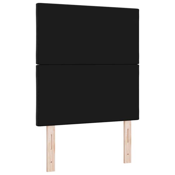 Kopfteil mit Diamantblock-Design in Schwarz, 80 cm Samt, Kopfteil mit Diamantblock-Design in Schwarz, 160 cm Samt