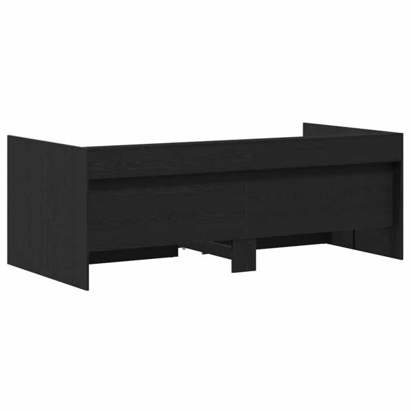 Tagesbett mit Schubladen in Beton Grau 90x200 cm Holzwerkstoff