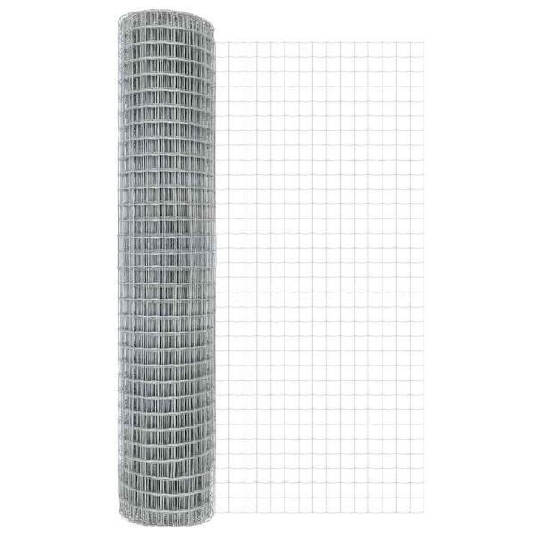 Euro Zaun mit 7 Pfosten 1.6x10 m Verzinkter Stahl