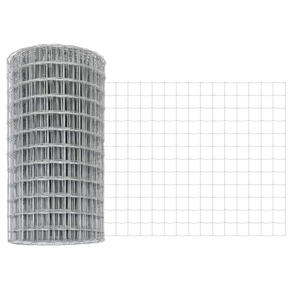 Outdoor Euro Zaun Bodeneinbau 50 x 0,4 m Verzinkter Stahl Netz