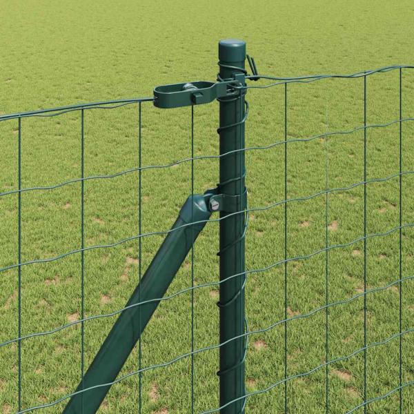 Eurozaun Set mit 2 Grün Galvanisierter Stahl Groß Langlebig