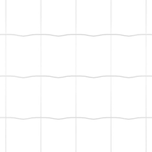 Euro-Zaun mit 7 Spitzpfählen 1,6x10 m aus verzinktem Stahl