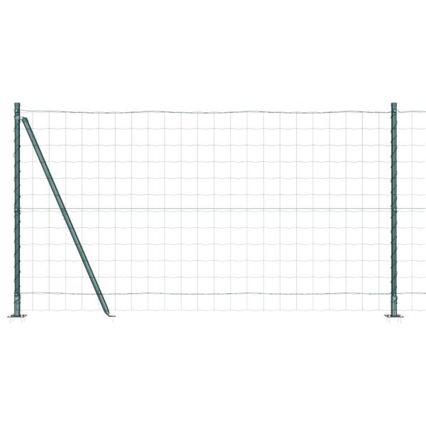 Euro Zaun Set aus 2 Grün Metall 10 x 1,2 m Langlebig
